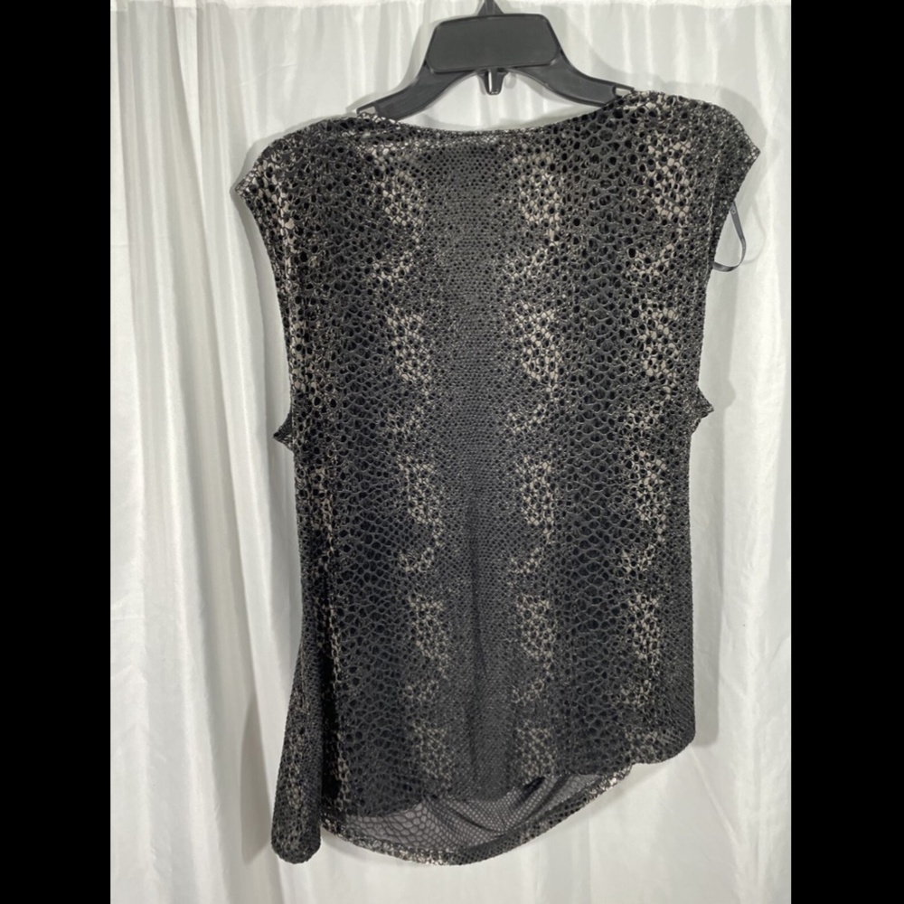 NWT Calvin Klein Cowl Neck Sleeveless Velvet Top - Picture 9 of 12